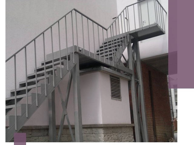 Монтаж пожарных лестниц под ключ в Ефремах с гарантией качества