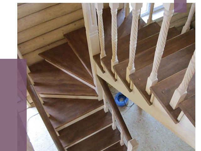 Реставрация деревянных лестниц в Ефремах от 4303 руб.