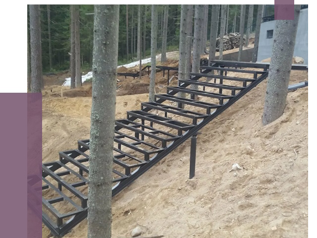 Монтаж металлических лестниц в Ефремах от 13575 руб. 