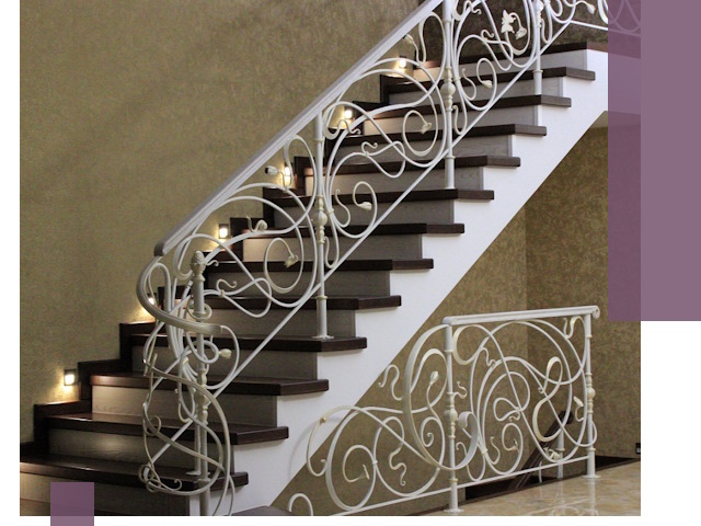 Кованые лестницы под ключ в Ефремах — изготовление и монтаж