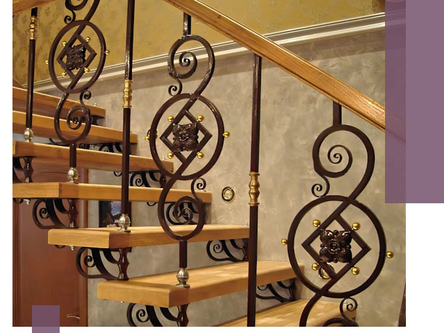 Изготовление кованых лестниц под ключ в Ефремах