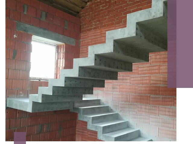 Бетонные лестницы под ключ в Ефремах: монтаж, демонтаж, ремонт