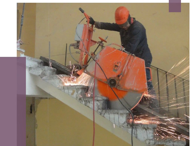 Демонтаж бетонных лестниц в Ефремах от 4610 руб. за м2 | ПРОЛЁТ-Фрм