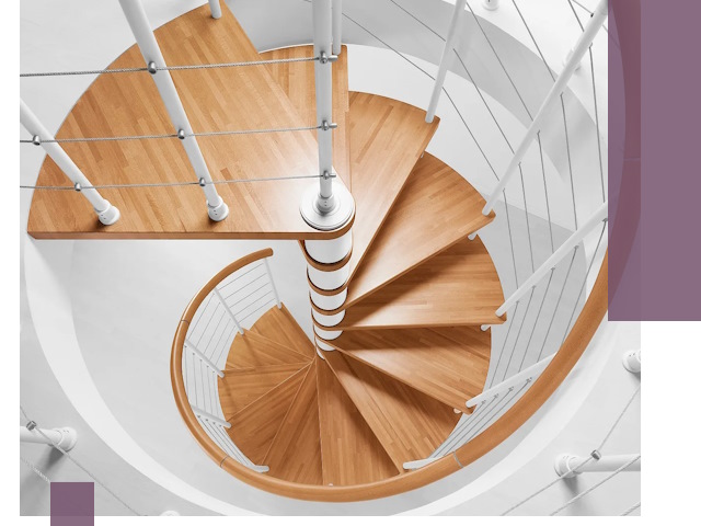 Изготовление винтовых лестниц под ключ в Ефремах