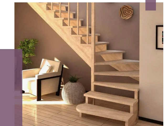 Изготовление Г-образных лестниц в Ефремах от 18953 руб. 