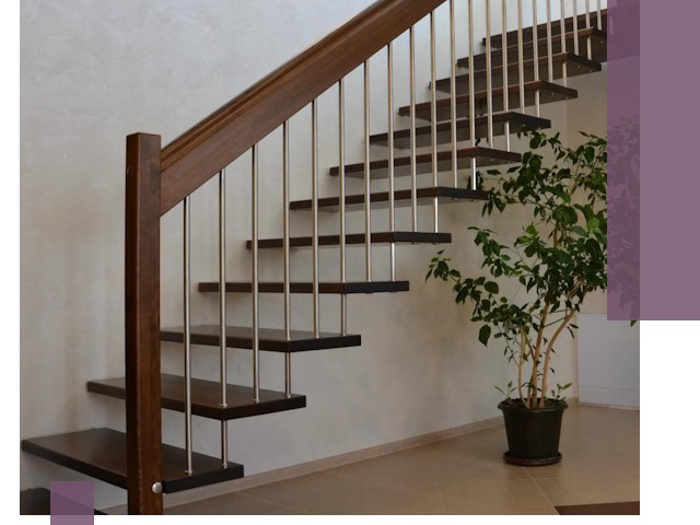 Лестницы на больцах под ключ в Ефремах – изготовление и монтаж