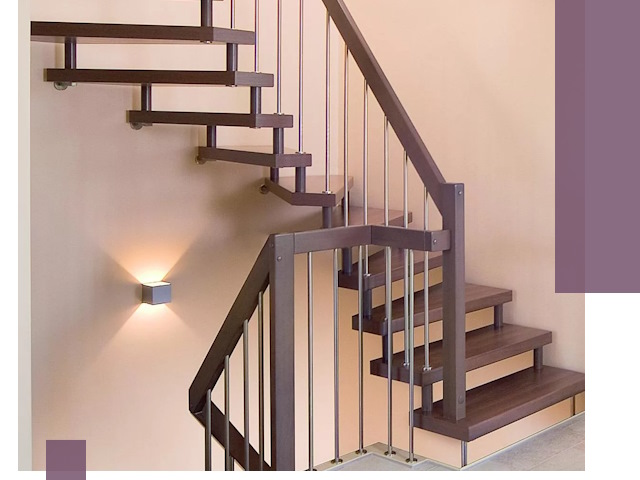 Изготовление лестниц на больцах в Ефремах под ключ