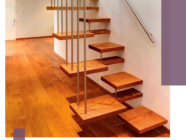 Лестницы «гусиный шаг» на заказ в Ефремах для узких пространств