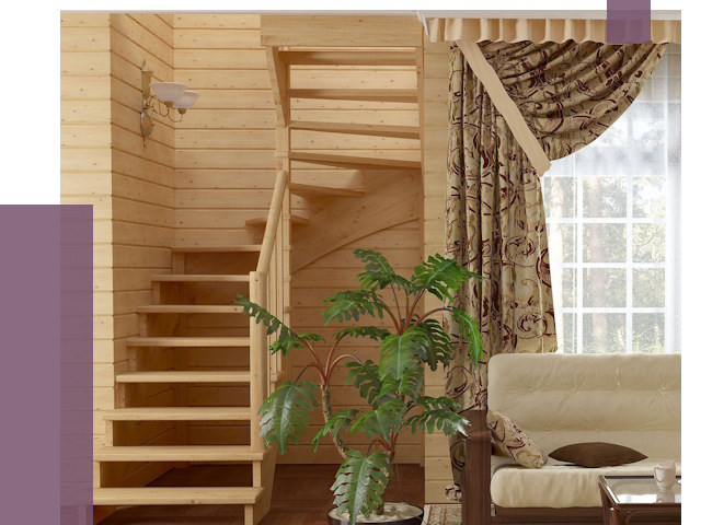 Лестницы для дачи в Ефремах от 76069 руб.  | ПРОЛЁТ-Фрм