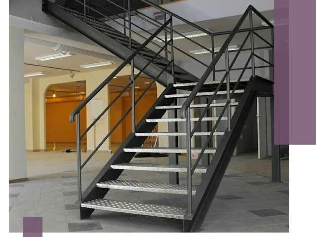 Лестницы для офиса в Ефремах: изготовление, монтаж, демонтаж