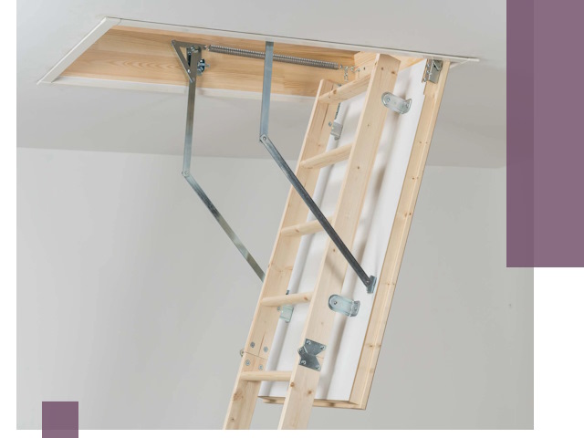 Установка чердачной лестницы под ключ в Ефремах