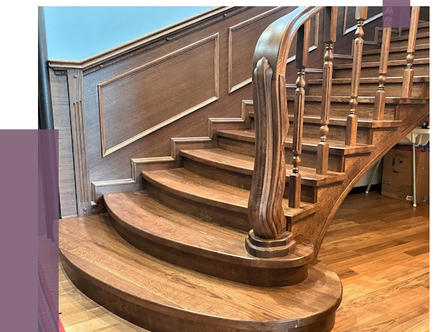 Дубовые лестницы под ключ в Ефремах от 176726 руб. — ПРОЛЁТ-Фрм