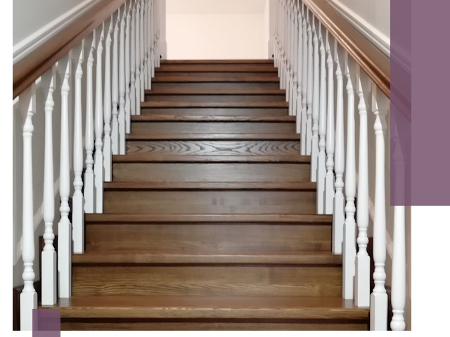 Лестницы из ясеня на заказ в Ефремах — изготовление и монтаж