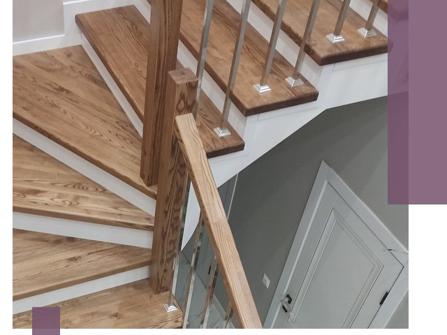 Обшивка металлических лестниц под ключ в Ефремах