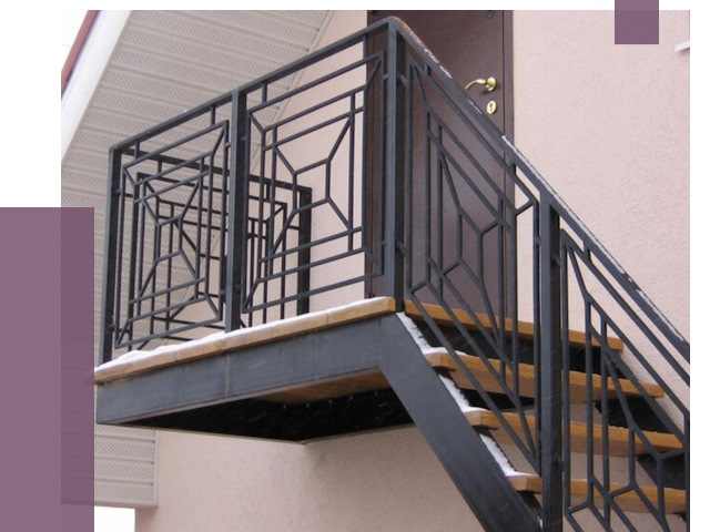 Металлические перила в Ефремах от 4303 руб.  | ПРОЛЁТ-Фрм