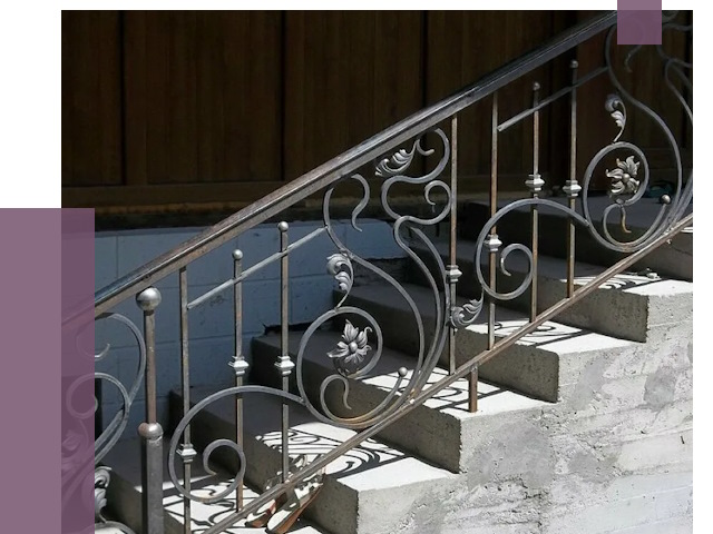 Кованые перила в Ефремах от 8708 руб. под ключ — качество от ПРОЛЁТ-Фрм