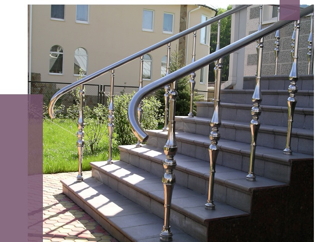 Перила для крыльца в Ефремах от 10757 руб. — монтаж ПРОЛЁТ-Фрм