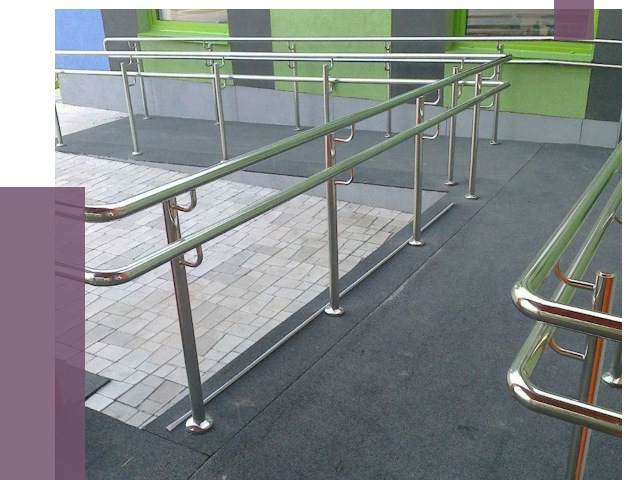 Ограждения пандусов в Ефремах от 4354 руб. монтаж | ПРОЛЁТ-Фрм