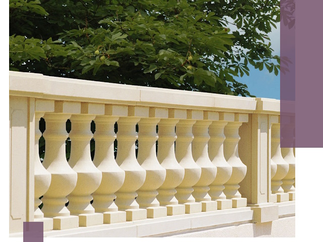 Установка балюстрады в Ефремах: изготовление и монтаж под ключ