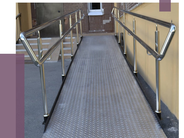 Пандусы в Ефремах от 12294 руб. — установка для инвалидов | ПРОЛЁТ-Фрм