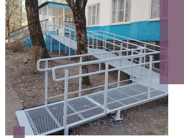 Пандусы под ключ в Ефремах: изготовление, монтаж и демонтаж