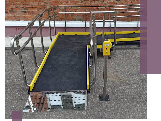 Изготовление наклонных пандусов для инвалидов в Ефремах