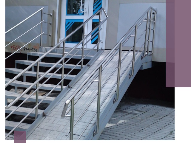 Пандус на крыльцо под ключ в Ефремах: монтаж и изготовление