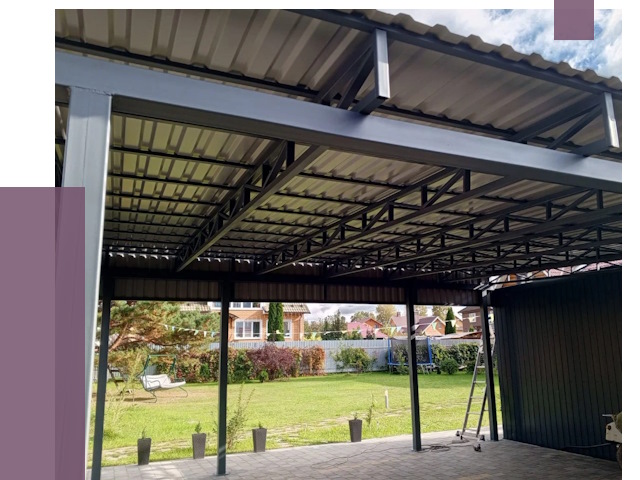 Монтаж навесов в Ефремах от 7376 руб. — установка навеса | ПРОЛЁТ-Фрм