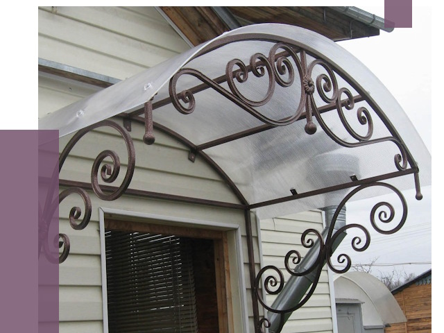 Изготовление козырьков в Ефремах от 7376 руб. — заказать | ПРОЛЁТ-Фрм