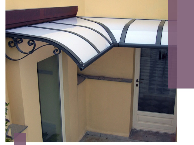 Монтаж козырьков любой сложности в Ефремах под ключ