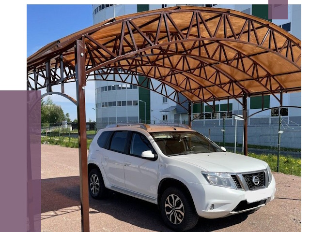 Недорогие навесы в Ефремах от 43029 руб. | ПРОЛЁТ-Фрм