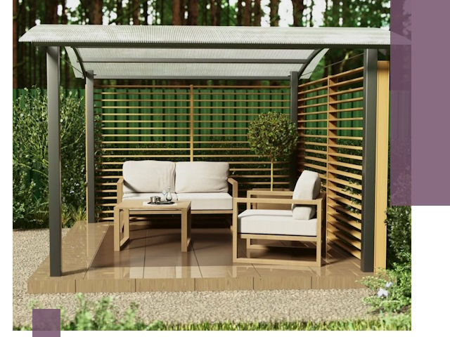 Навесы для дачи в Ефремах: изготовление, монтаж и демонтаж