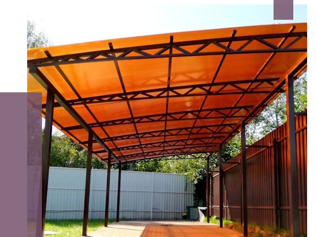 Односкатные навесы под ключ в Ефремах от 13165 руб. 