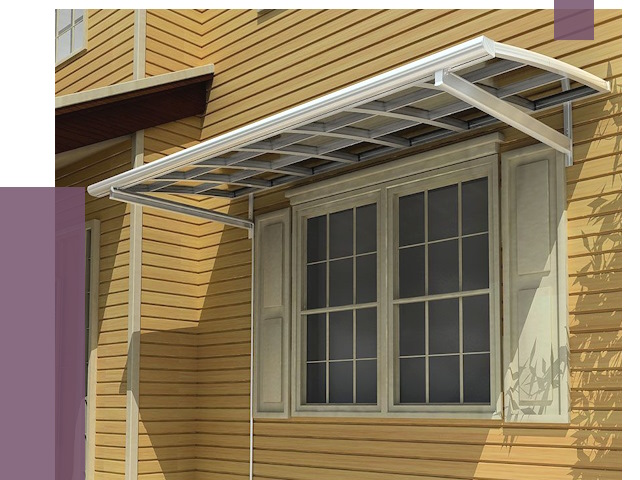 Козырьки над окнами в Ефремах от 7633 руб. — монтаж, покупки | ПРОЛЁТ-Фрм