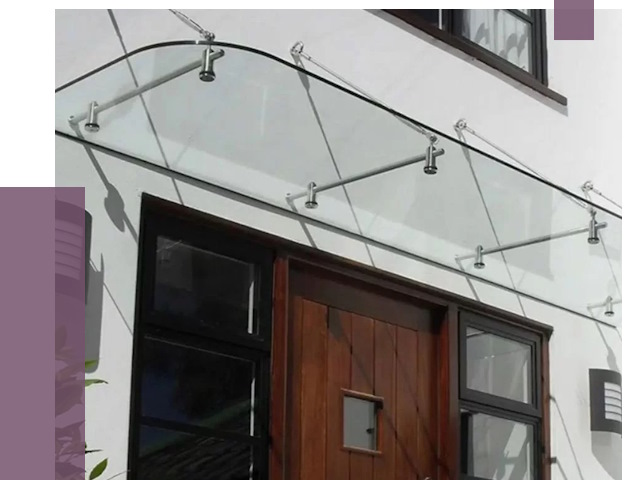 Стеклянные козырьки в Ефремах от 18953 руб. | ПРОЛЁТ-Фрм