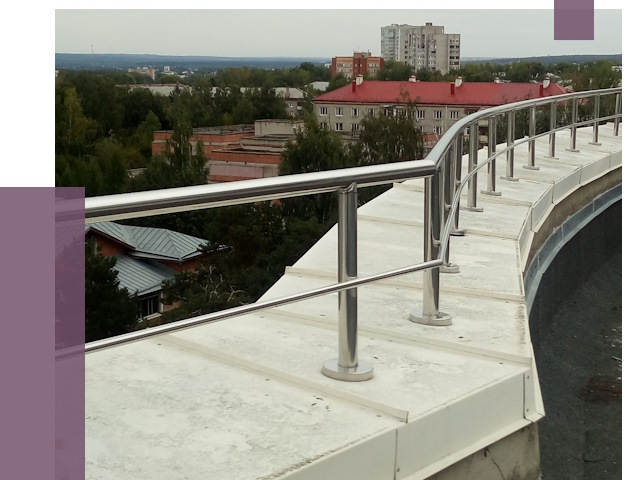 Парапеты и ограждения кровли в Ефремах от 4969 руб. 