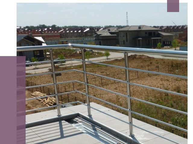 Парапеты из нержавеющей стали в Ефремах от 7991 руб. за м² | ПРОЛЁТ-Фрм