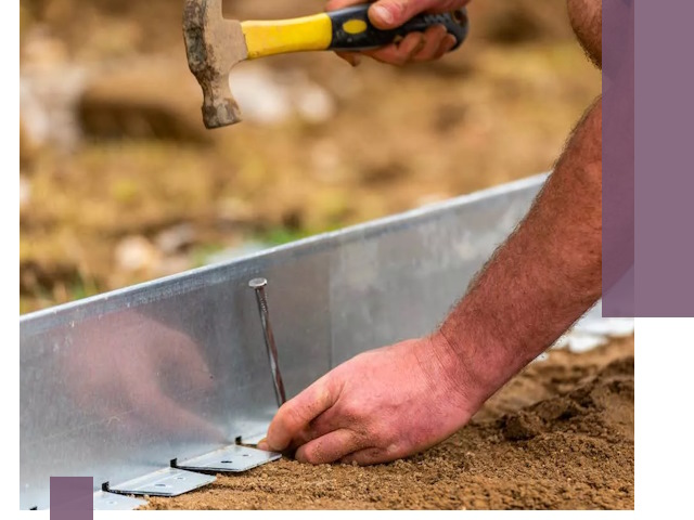 Монтаж металлических бордюров в Ефремах быстро и качественно