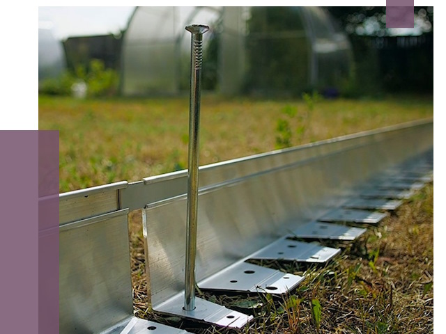 Металлические бордюры для газона в Ефремах от 4303 руб. | ПРОЛЁТ-Фрм