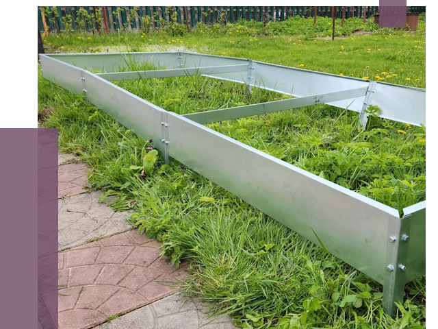 Металлические бордюры для грядок в Ефремах от 1793 руб.