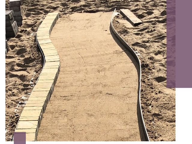 Металлические бордюры для тротуаров в Ефремах — прочные и долговечные