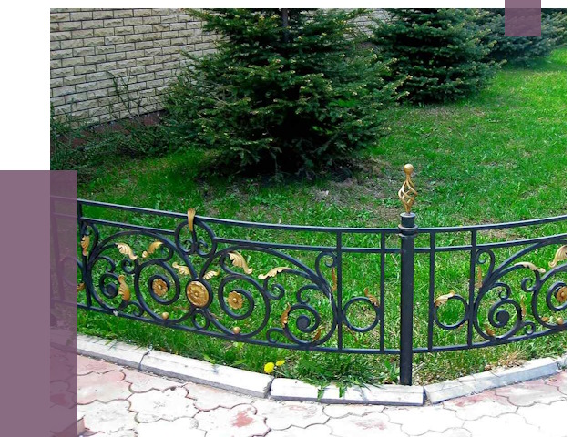 Кованые газонные ограждения в Ефремах от 7633 руб. — ПРОЛЁТ-Фрм