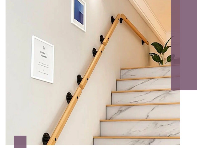 Поручни металлические и деревянные под ключ в Ефремах