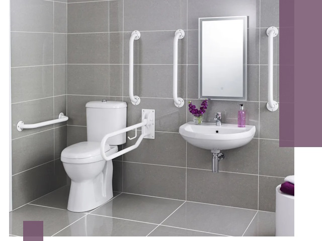 Поручни для санузлов в Ефремах: установка, ремонт и монтаж