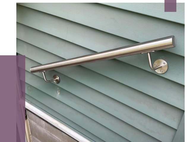 Поручни из нержавеющей стали в Ефремах от 7684 руб.  | ПРОЛЁТ-Фрм